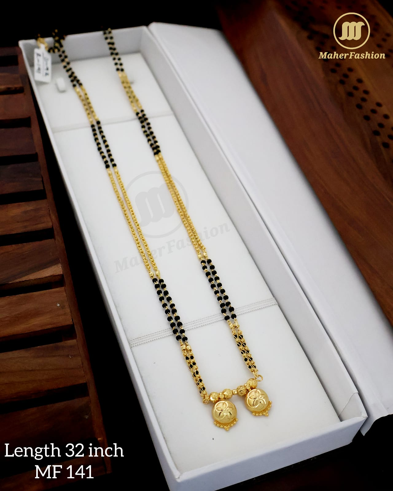 Nishigandha Vati  Mangalsutra (32 inch)